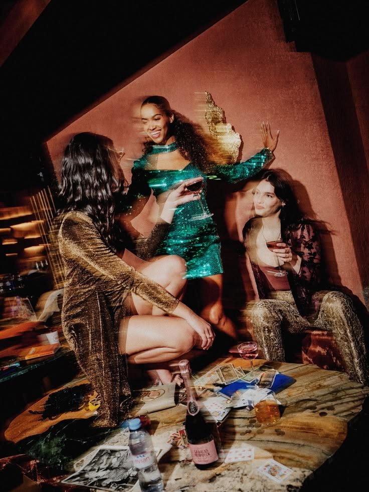 Guests toasting with champagne in the Golden Room